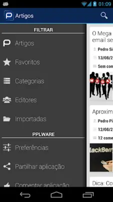 Pplware android App screenshot 8